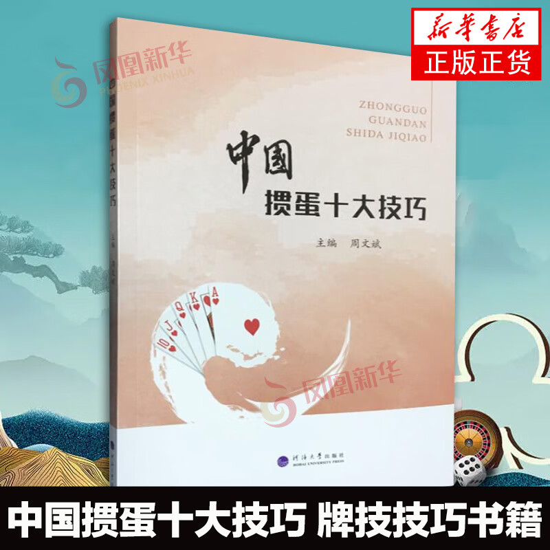 中国掼蛋十大技巧 牌技技巧书籍 河海大学出版社