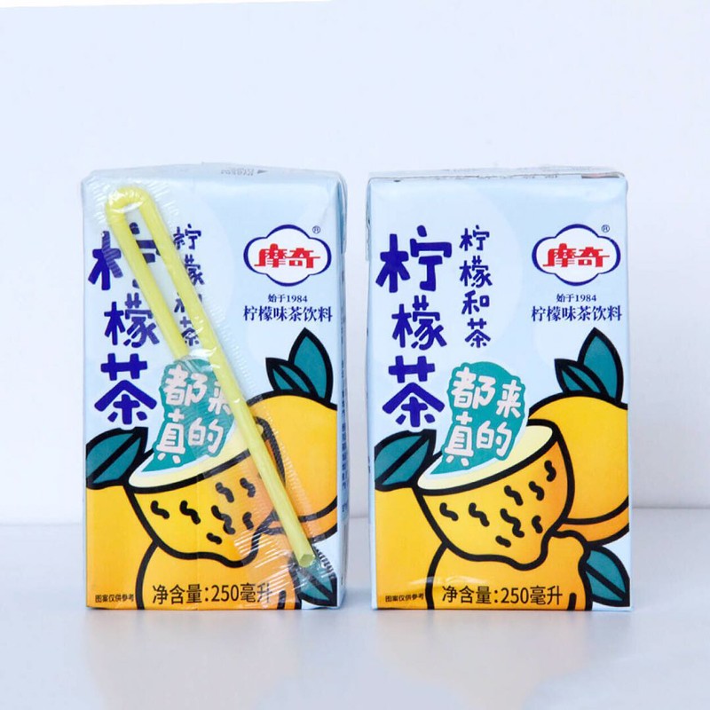 摩奇 老北京果汁 桃汁橘汁柠檬茶百香果酸梅汤果汁饮料儿时回忆 柠檬