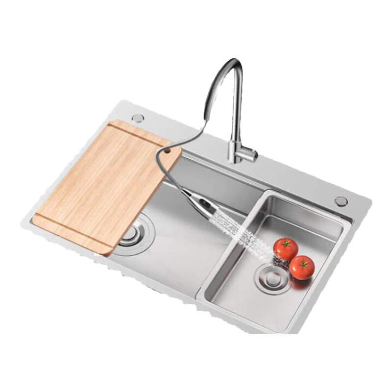 PLUS ��Ա:������cobbe��304�����ˮ���ֹ��󵥲۳���ϴ��ϴ����̨����ϴ��ˮ��