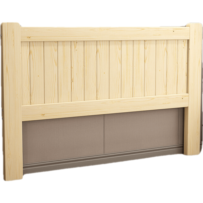 春色田園定做實(shí)木床頭板1.5歐式床頭板1.8床頭雙人靠背單買(mǎi)床頭 中式款(1.5米寬*95高)原木色 其他