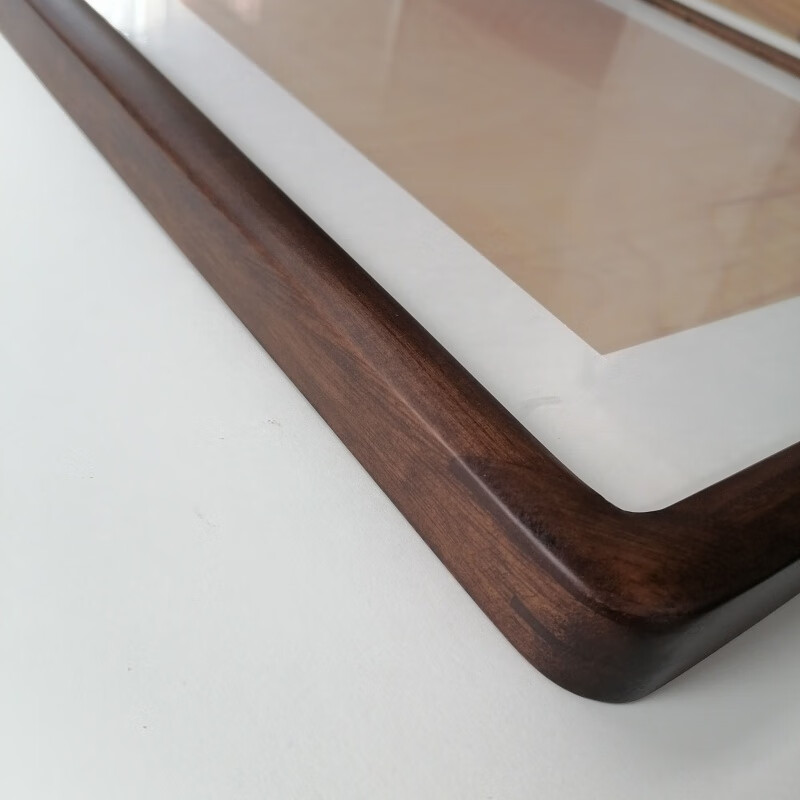 画框装裱 实木国画框中式字画镜框剪纸刺绣装裱画框背板有机玻璃尺寸