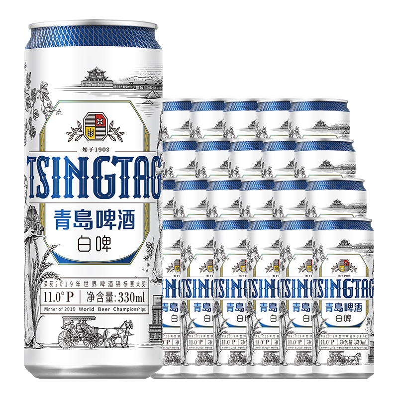 �ൺơ�ƣ�TsingTao��ȫ���ơԭ��֭Ũ��11��P 330ml*24��ơ��������װ����24ƿ 97Ԫ