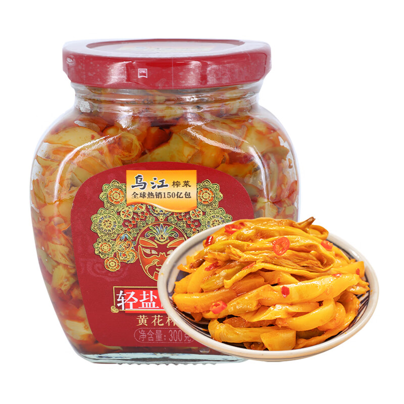 一:选购乌江乌江榨菜黄花什锦瓶装300g建议
