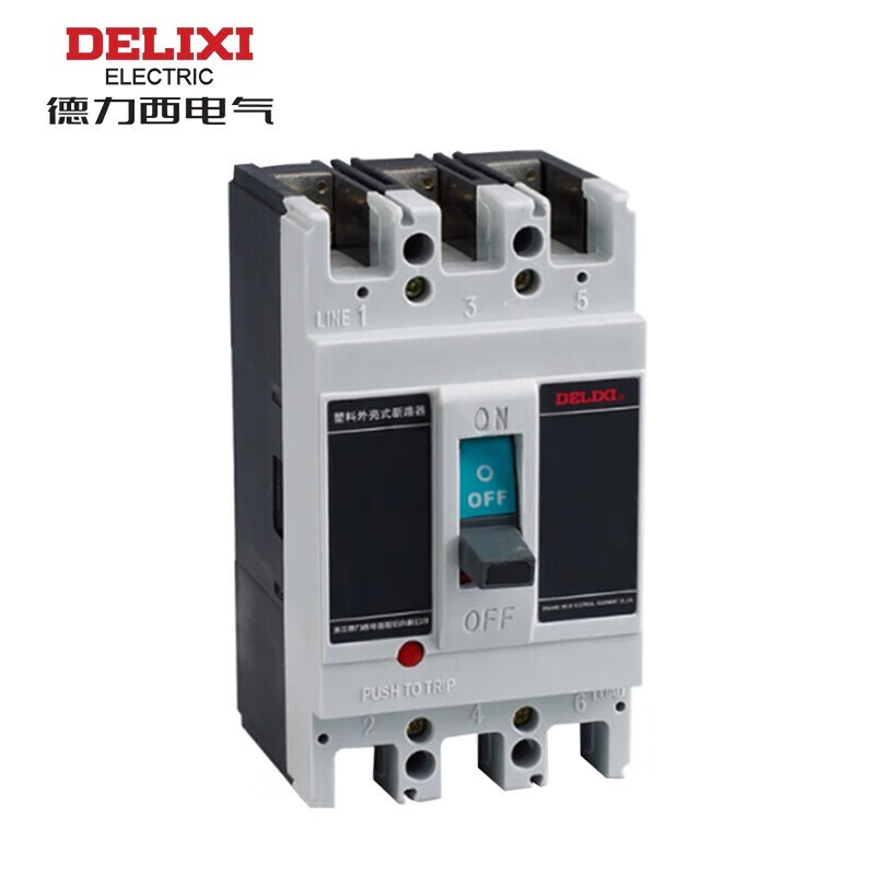 德力西 cdm1 63a 50ka 热磁式 复式脱扣器 10a 3p 固定式 cdm163m103