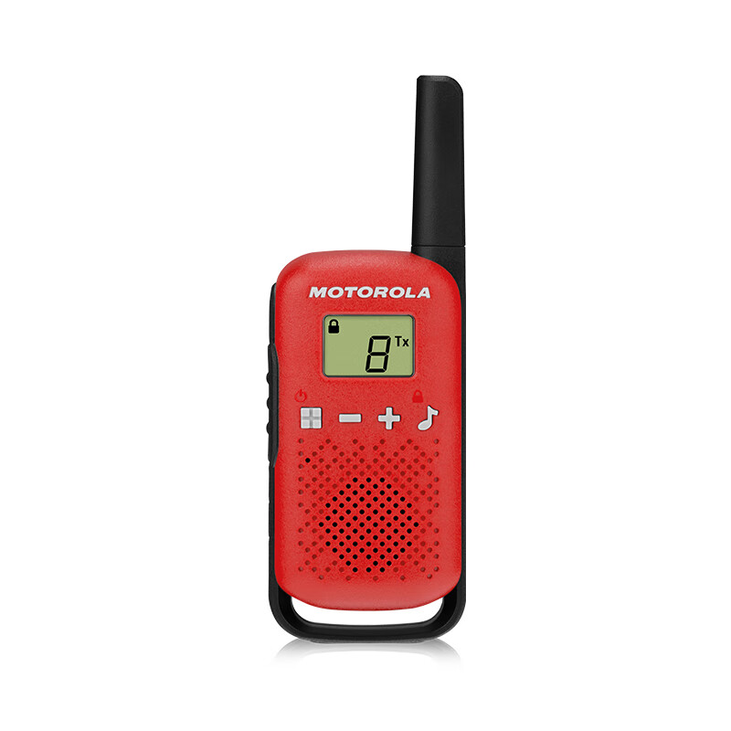 摩托罗拉（Motorola）摩托罗拉T42对讲机 户外儿童旅游 免执照对讲机 【单只装】红色