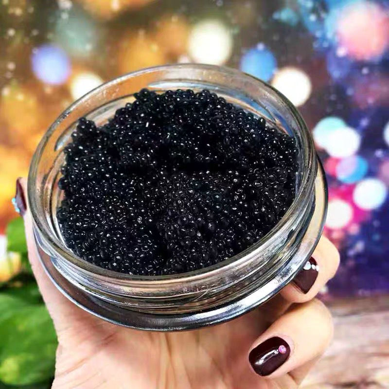 俄罗斯鱼子酱 鲟鱼子酱 黑鱼子酱 寿司料理 鱼籽酱 105克黑鱼子酱2瓶