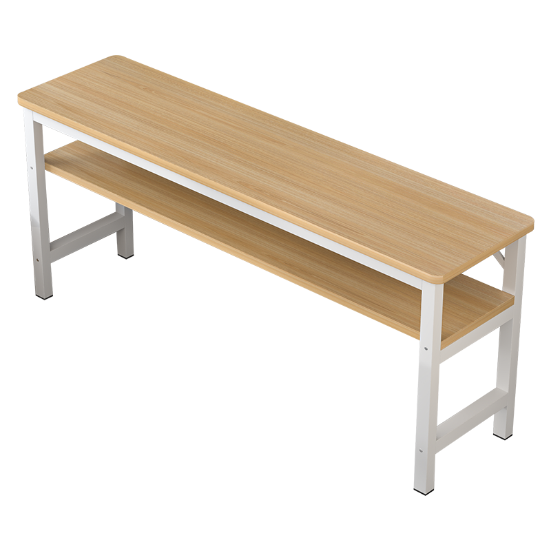 普派电脑桌靠墙窄桌家用学习桌学生书桌长方形台式长条桌子 （店长力荐）单层橡木色120cm10047453331383