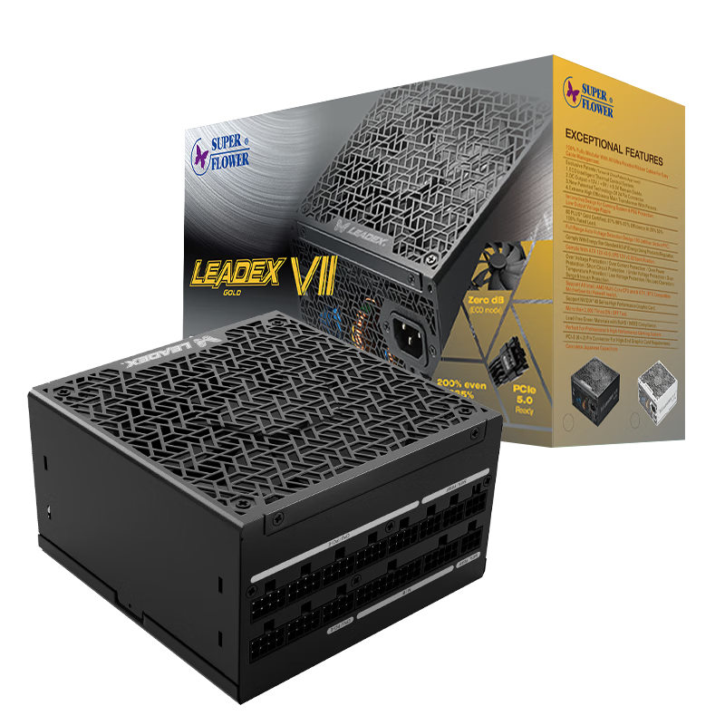 SUPER FLOWER/ LEADEX VII 1000W ȫģ ATX3.0Դ 1000W LEADEX VII 1000W