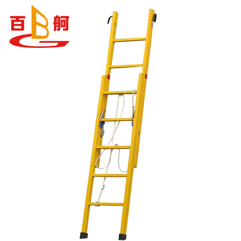百舸 220kv电工绝缘梯伸缩梯 8米