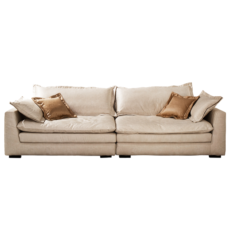 季勤 沙发 布艺沙发轻奢科技皮沙发极简现代简约客厅大小户型直排三人位意式家具组合 单人位1.15米【实木框架+德国蛇形弹簧】 【店长推荐】德国Nami工艺科技布+原浆乳胶