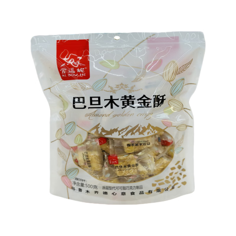 西域华腾新疆特产巴旦木黄金酥奶酥酸奶层塔脆皮奶酥酥脆可口500g