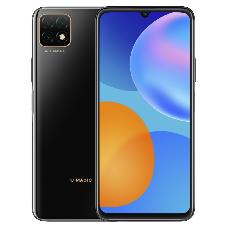 u-magic 【华为智选】 u-magic  优畅享20 5g全网通双模手机 亮黑色 4