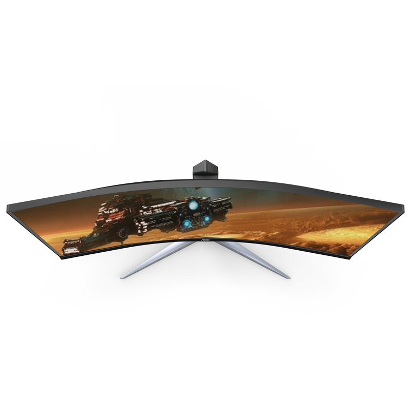 AOC 34英寸 带鱼屏 WQHD 广色域 144Hz HDR技术 G2钢炮 出厂校色 旋转升降21:9电竞显示器 CU34G2X