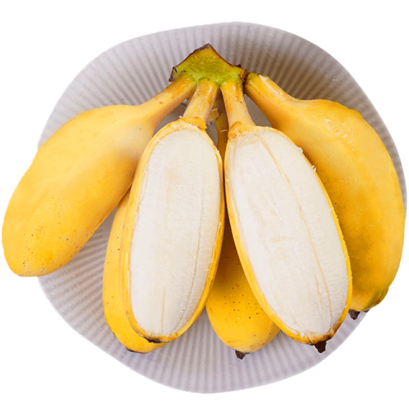 文枝正宗广西小米蕉新鲜水果当季现摘生鲜小香蕉 带箱9斤 8.5斤
