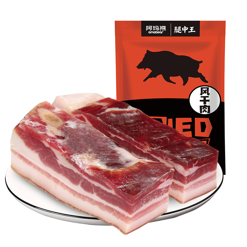 腿中王 浙江特产风干肉五花肉250g