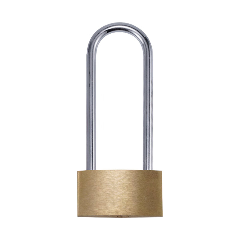 冠峰  黄铜加大号通开内高10cm(1把钥匙) 加长挂锁宿舍柜锁长锁柜子