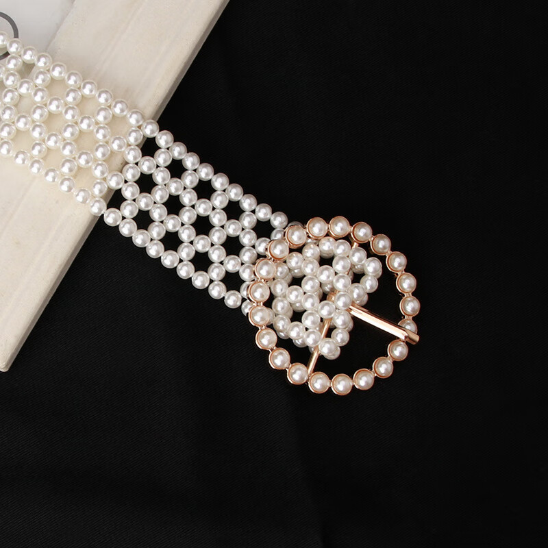 珍珠腰带的编织方法图片