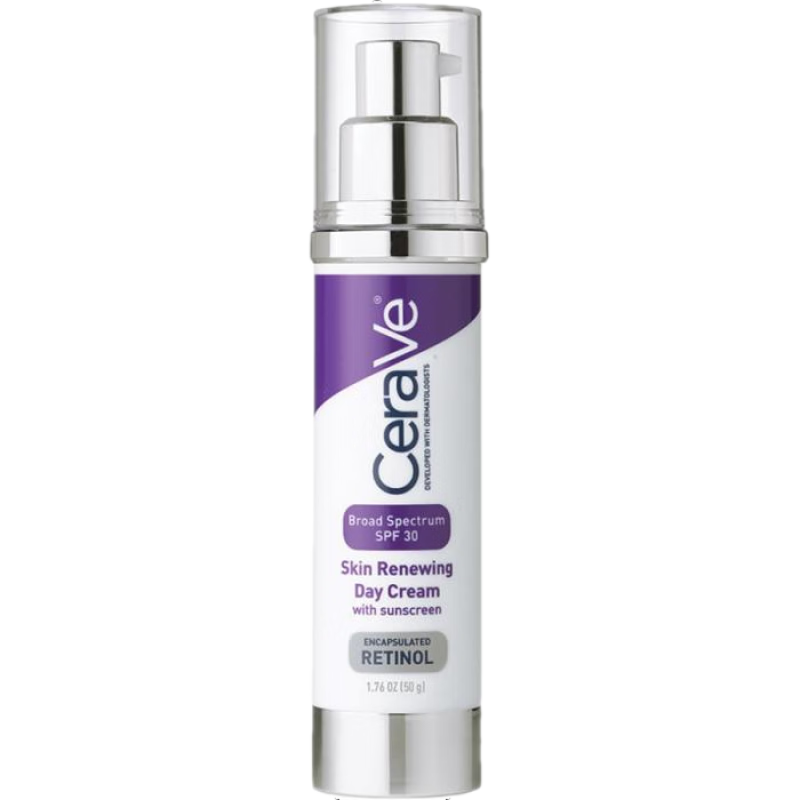 適樂(lè)膚（CeraVe）煥膚日霜SPF30保濕霜面霜 含視黃醇淡化細(xì)紋皺紋補(bǔ)水保濕滋潤(rùn)50g 50g 無(wú)香