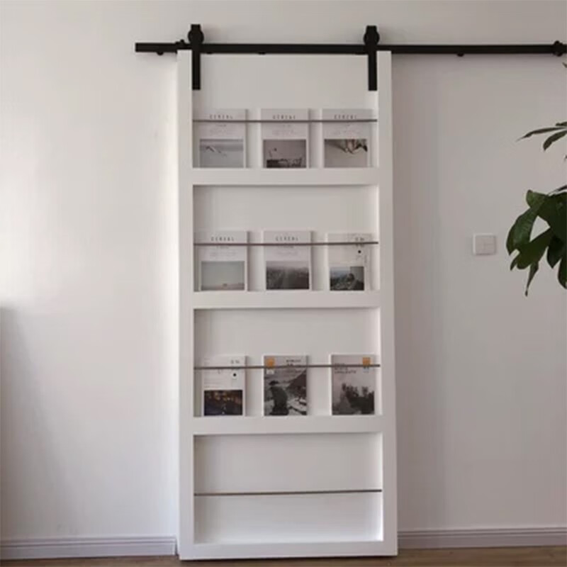 隐形暗门书架 书架隐形门谷仓门衣帽间暗门密室门卫生间厕所推拉 平