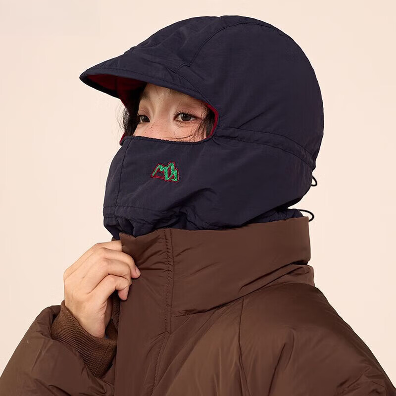 gubpmtshim头盔防冻保暖脖套帽子可带的男女登山滑雪套头帽面罩护脖