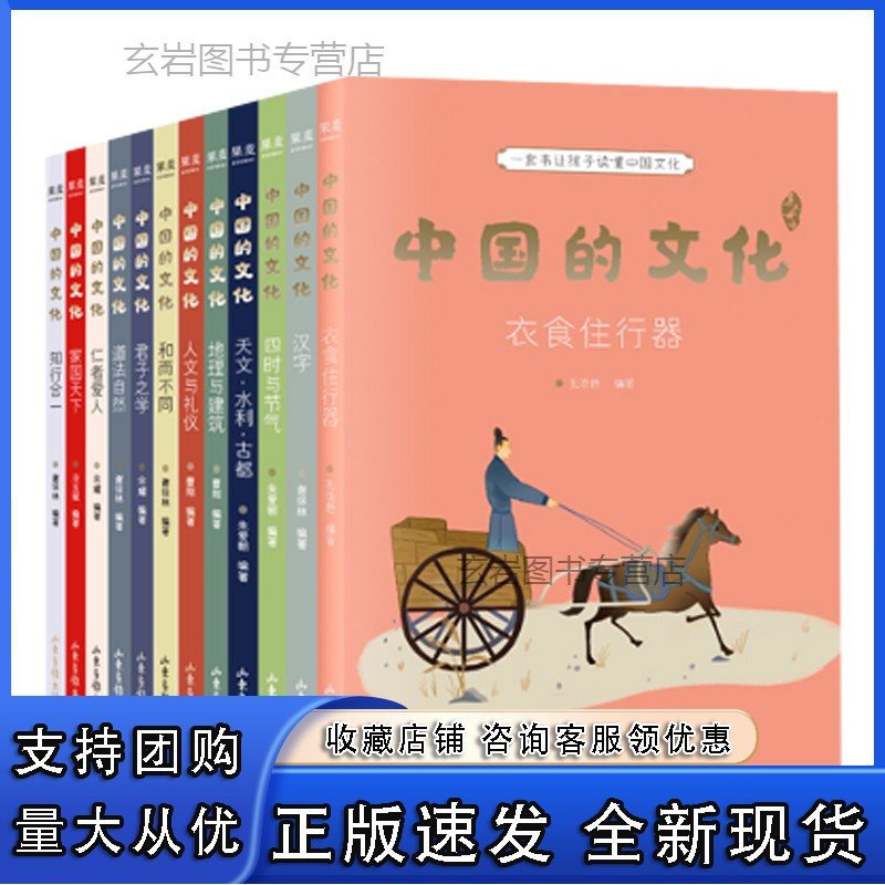n中国的文化（全12册） 正版