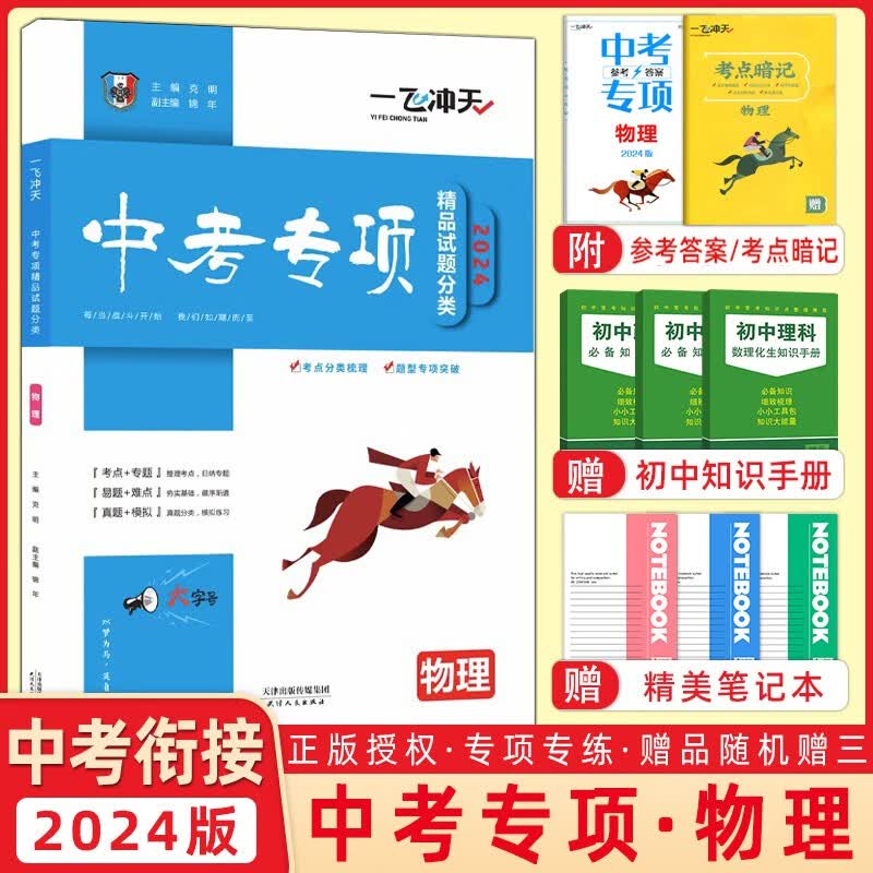 2024天津一飞冲天中考专项精品试题分类物理 2024一飞冲天中考专项物理初中总复习天津中考物理