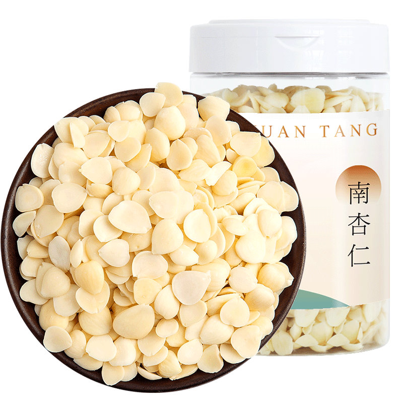 寶元堂 南杏仁300克/瓶 原味去皮甜杏仁片 七白飲杏仁露原料煲湯料