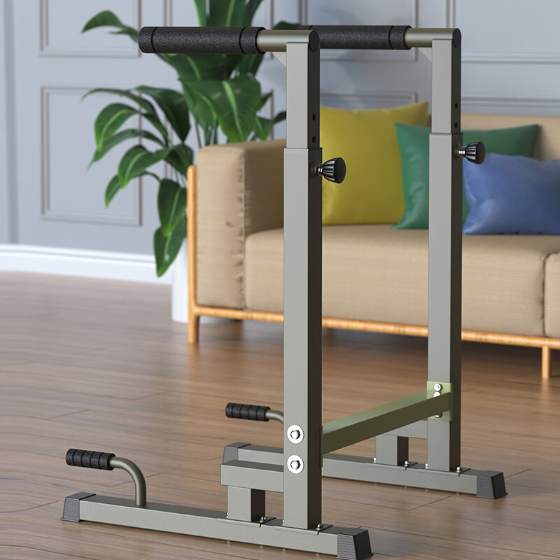 吉兴久双杠家用臂屈伸支架室内运动器材多功能卷腹提膝双杆健身架