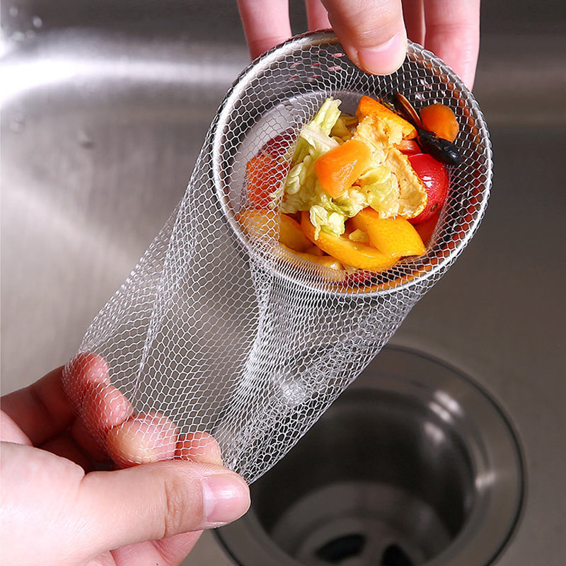 厨房水槽过滤网下水道洗碗池洗菜盆排水口地漏一次性残渣过漏网袋