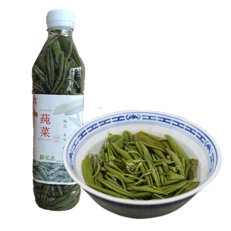 采鲜惠东山太湖莼菜 苏州特产马蹄纯菜嫩芽 750g*1瓶