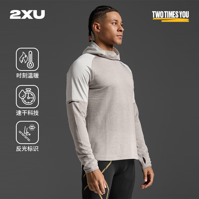 2XU lgnitionϵ����ñ���� �ﶬ�����ܲ��˶�ԽҰ�ܼ��ޱ�ů��ͷ�� ̿��ɫ/��ɫ���� M 430Ԫ