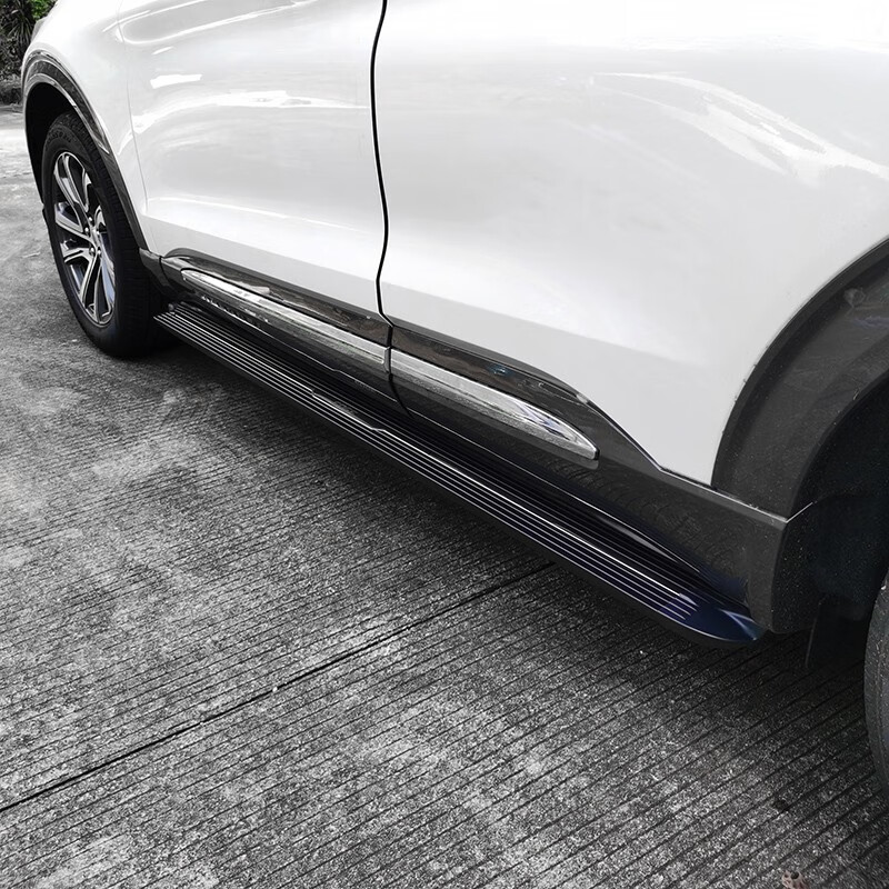 23款福特探险者侧踏板探险者改装专用脚踏板上下车迎宾踏板 黑金刚款 