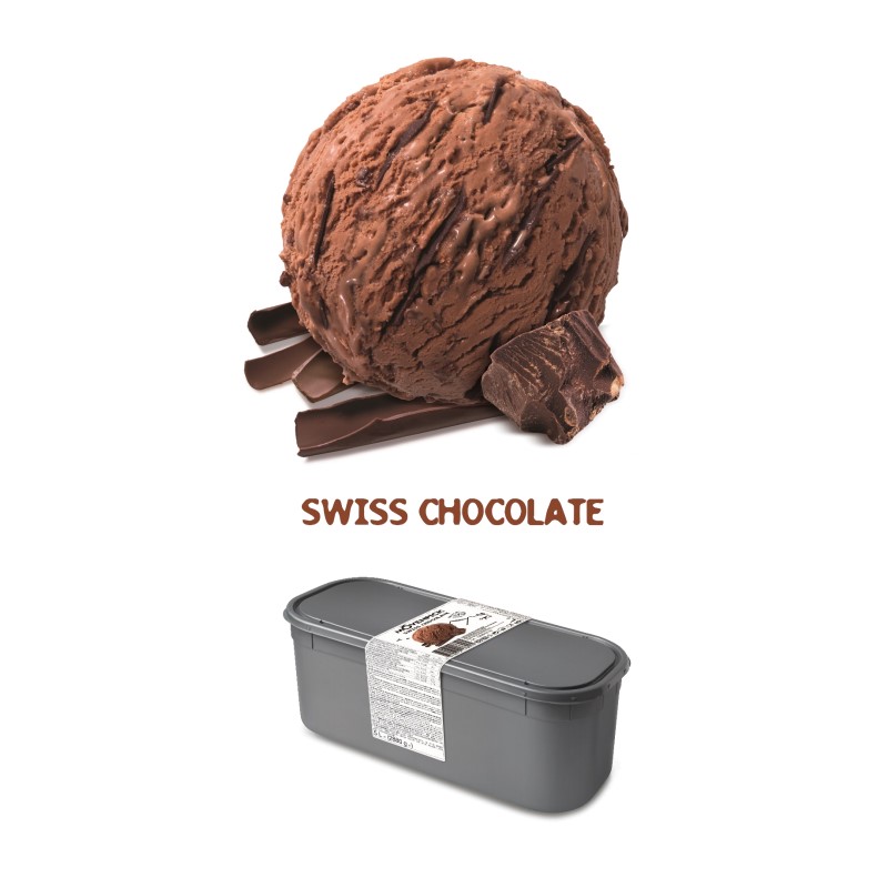 莫凡彼（Movenpick） 瑞士进口莫香草巧克力冰淇淋桶装 多口味冰激凌雪糕草莓冰淇凌 瑞士巧克力味5L