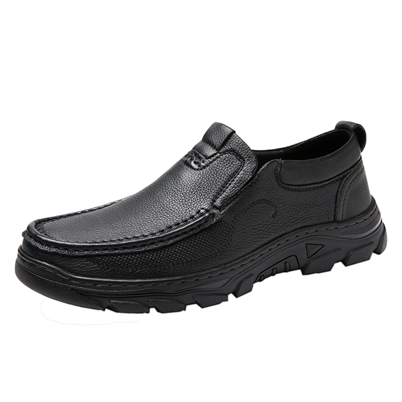 ľ��ɭ��MULINSEN)��Ьͷ��ţƤ��������Ь�׽ź����ĥ����ְ�Ь19215