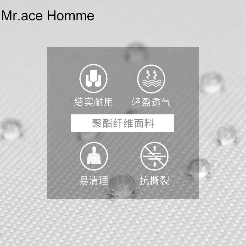 Mr.ace Homme双肩包Mr.aceHomme大容量旅行背包男双肩包ins风大学生书包女15.6英寸电脑包评测值得入手吗,评测质量好不好？