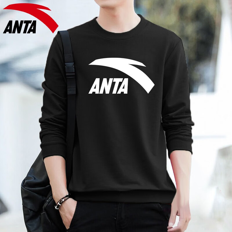 安踏(anta)安踏卫衣男装套头衫早秋新款长袖薄款跑步健身休闲品牌运动