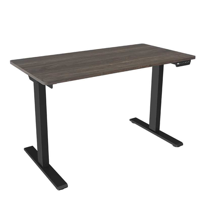 乐歌电动升降桌 电脑桌 台式书桌 家用办公学习桌 圆角桌子 E2原木色