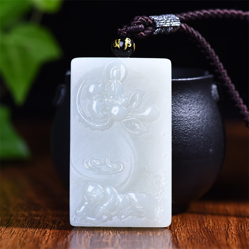 静汝玉【珠宝严选】精致和田玉《吉祥睡佛》男女款 送礼推荐