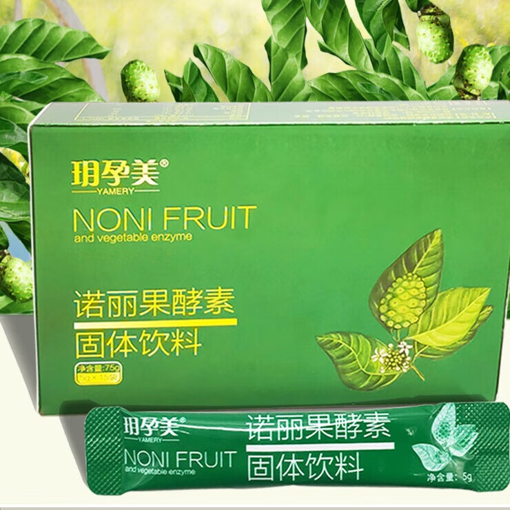 玥孕美诺丽果酵素粉果蔬酵素粉5gx15袋/盒植物固体饮料水果酵素 玥