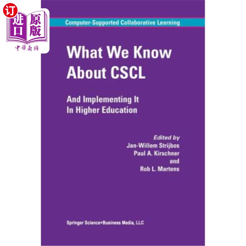 海外直订what we know about cscl: and implementing it in higher