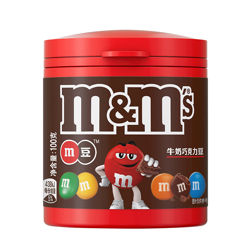 m&m's 玛氏 牛奶巧克力豆 100g