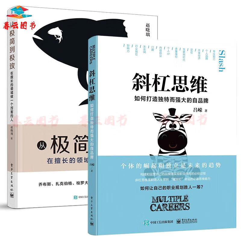 人在职场 极简主义 斜杠思维 从极简到极致(套装共2册) 电子工业出版
