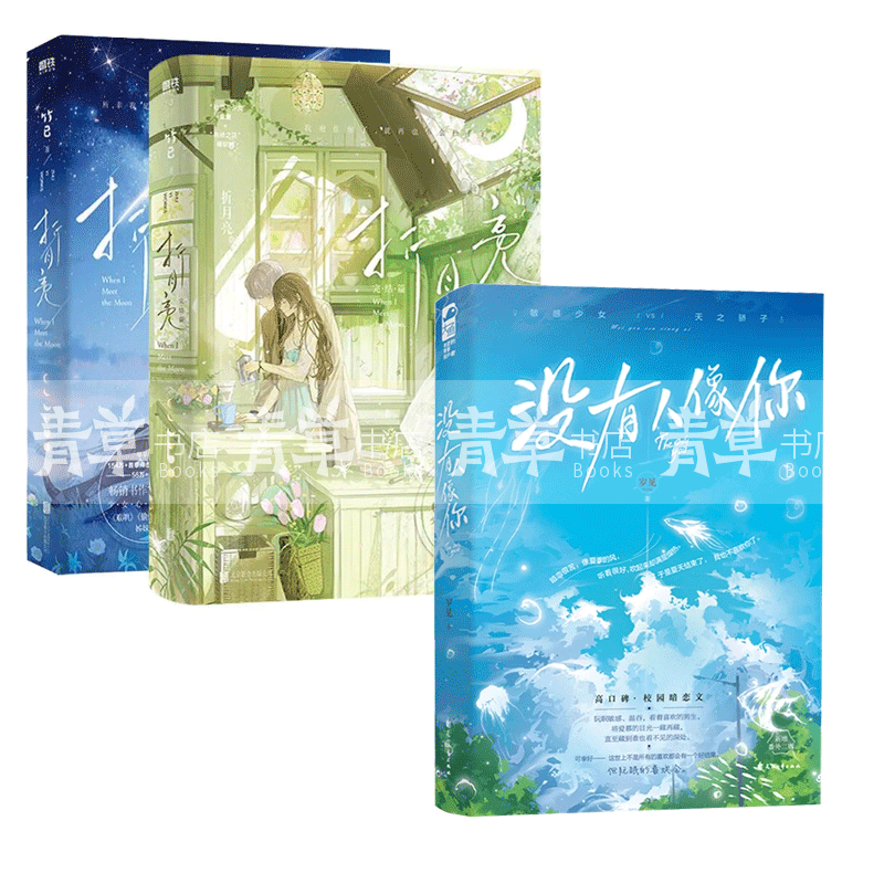 折月亮1-2完结篇 没有人像你 青春文学校园都市言情小说书籍正版