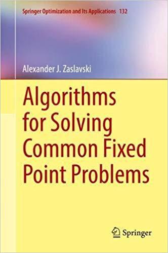 预订 algorithms for solving common fixed point problems