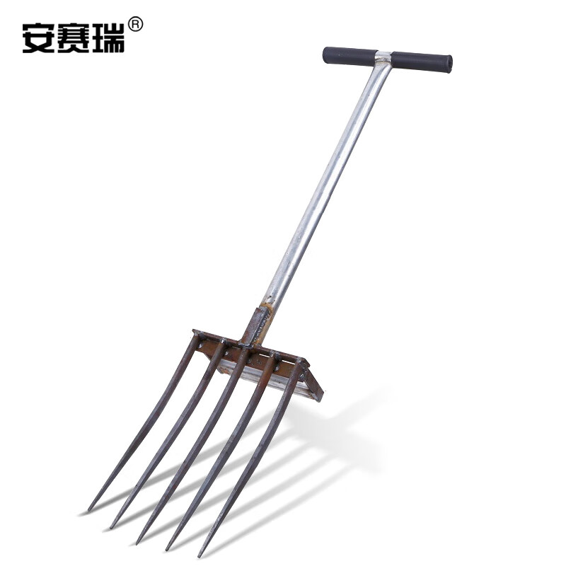 安赛瑞 多功能翻地器 松土农用翻地工具园艺锄头开荒钢叉 五齿深翻器