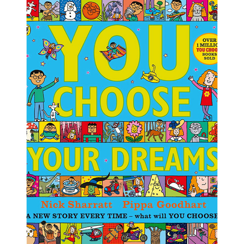 英文原版绘本You Choose Your Dreams大开本 想象力培养Nick Sharratt
