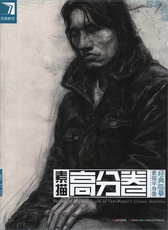完美教学·素描高分卷:素描半身像经典临摹 杨慎修 编 吉林美术出版社