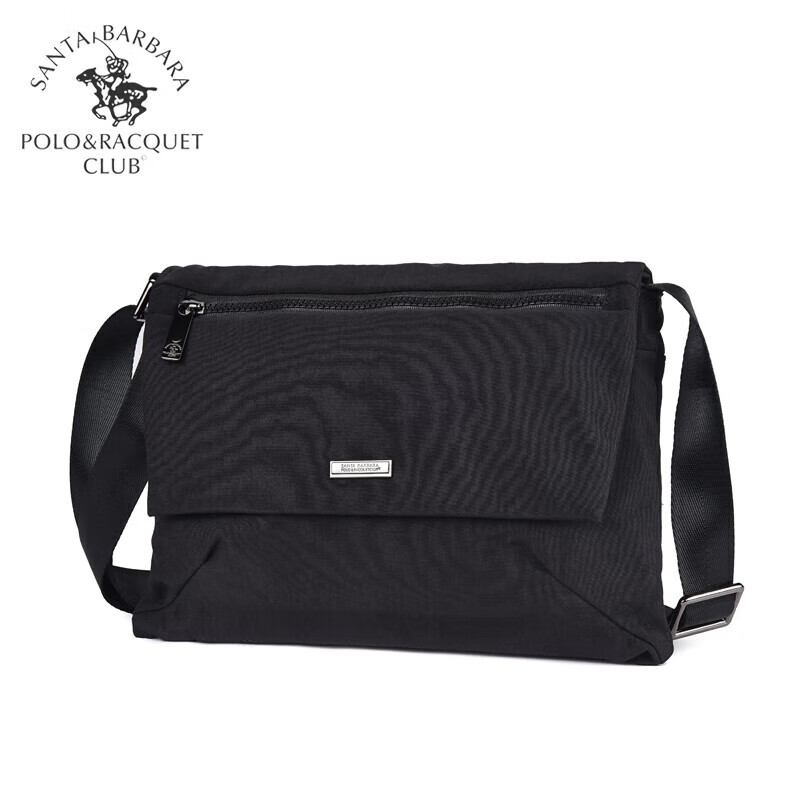 圣大保罗(polo&racquetclub)男包轻便休闲单肩包斜挎包揹包大容量轻便