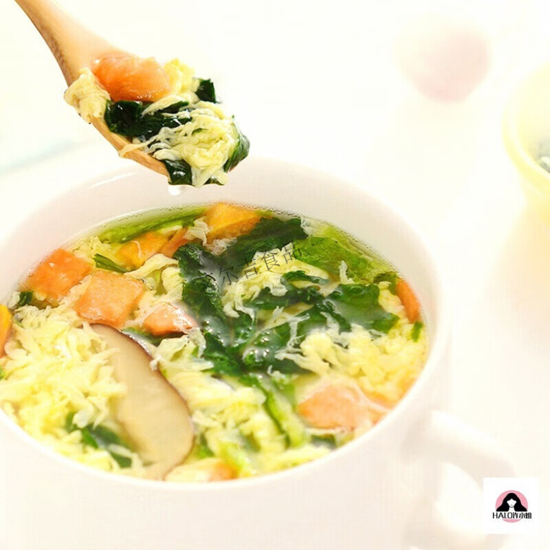 苏伯芙蓉鲜蔬汤袋装紫菜蛋花汤蔬菜汤冲泡即食年货 西红柿蛋花汤20包