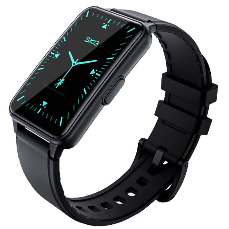 华为手表 watch gt 2 pro ecg金卡限定版 曜石黑氟橡胶表带 46mm表盘